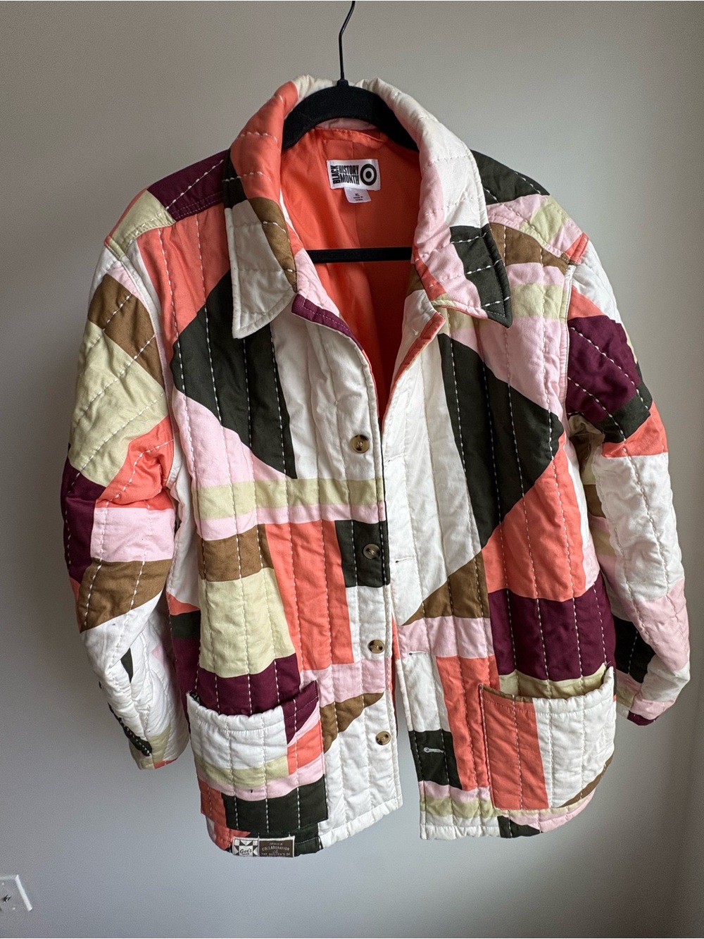 Quilted Patchwork Jacket - Multicolor
